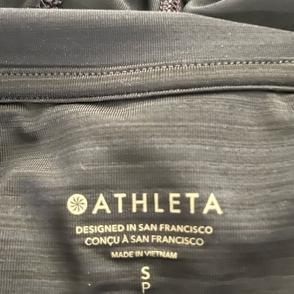 NWT Athlete Pacifica Shores Coverup Navy Small Quarter Zip Side Pockets Hood - Picture 11 of 16